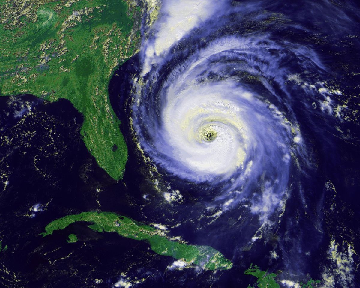 Imagen de un evento meteorológico